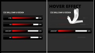 Animated Skills Bar using CSS3