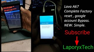 Lava A67 Google Account Bypass || Pattern & Pin unlock ||  Hard Reset || Without PC New Simple 2020.