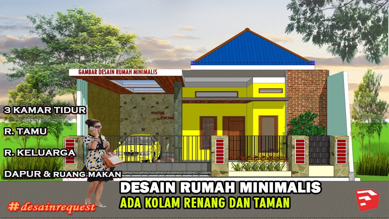 Rumah Minimalis Ada Kolam Renang Terbaru 2021 YouTube