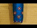 Traditional embroidery on blouse with mirror work . Contact 9619108487 for online class