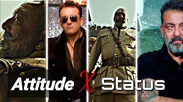 Gangster × Sanjay Dutt 😈 | Villain Entry | Gangster Attitude Status | Sanjay Dutt l dialogues Status
