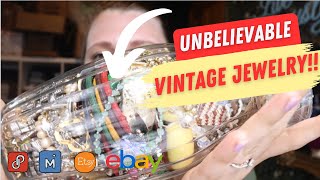 JEWELRY Unjarring STUNNNG Vintage Jewelry! | Cinnabar Crystals MCM and MORE