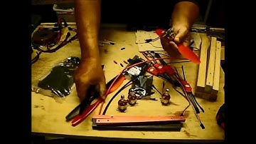 TRI-COPTER T-COPTER V-TAIL BUILD / BALSA BOOMS PART1