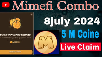 🔥Memefi 8july ( 1-15 Level ) Today 5M Coins Code Memefi Secret tap combo Reward Memefi New Updates