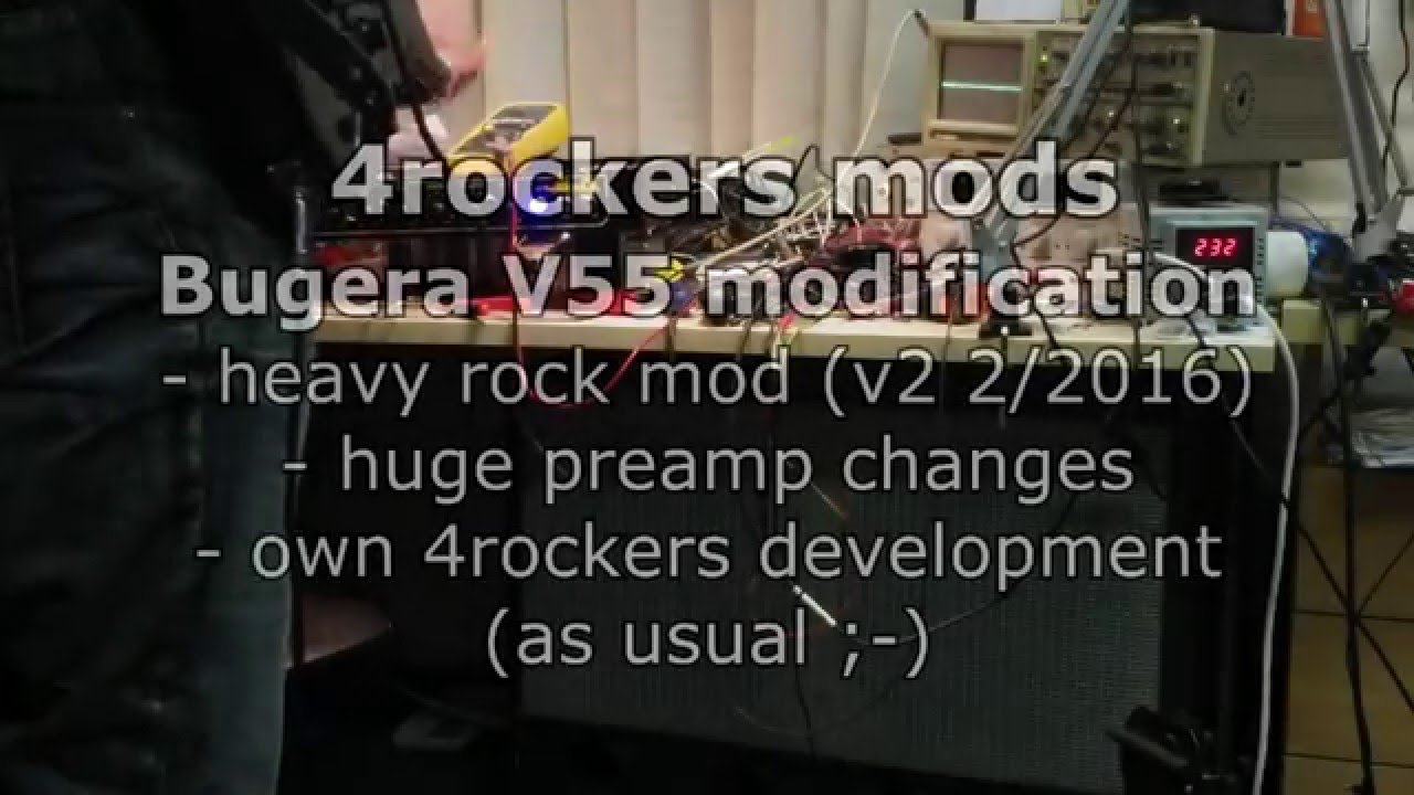Bugera v55 - 4rockers modification (2/2016)