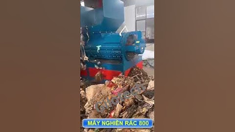 Máy nghiền rác sinh hoạt #maynghiennilong #maunghienvaivun #maynghienbaobo