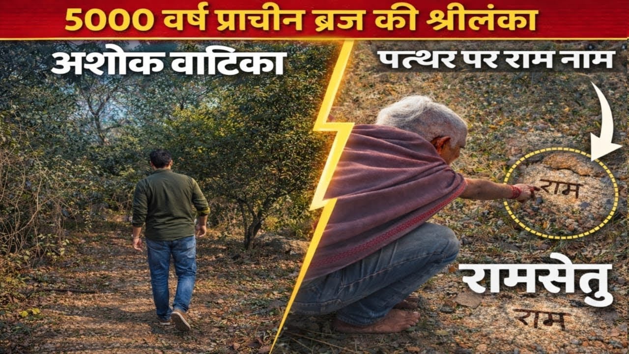 त्रेतायुग के समय की रावण की लंका और रावण की अशोक वाटिका जन्हा बंदी थी सीता मैया ब्रज क्षेत्र कामा 😱🪷