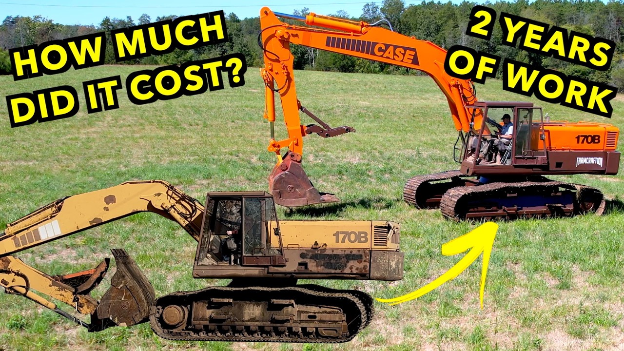 Restoring An Excavator From Scrap: Start To Finish. Was It Worth It?