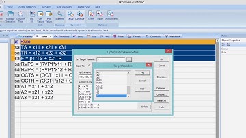 TK Solver 6 tutorials - Optimization