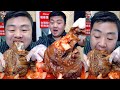 Eating onions with big elbow pork and spicy cabbage delicious  mukbang eating show