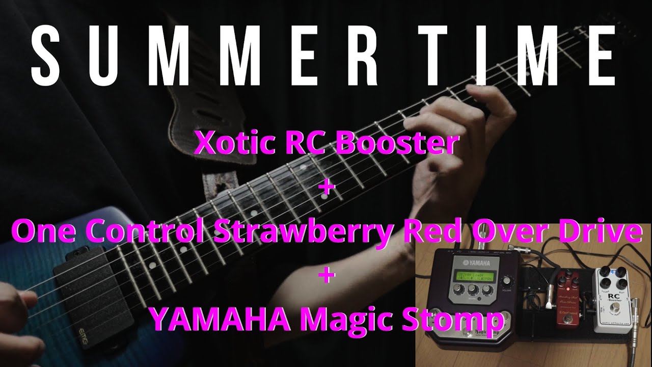 Summer Time Guitar Solo With YAMAHA Magicstomp AH-Lead4 - YouTube