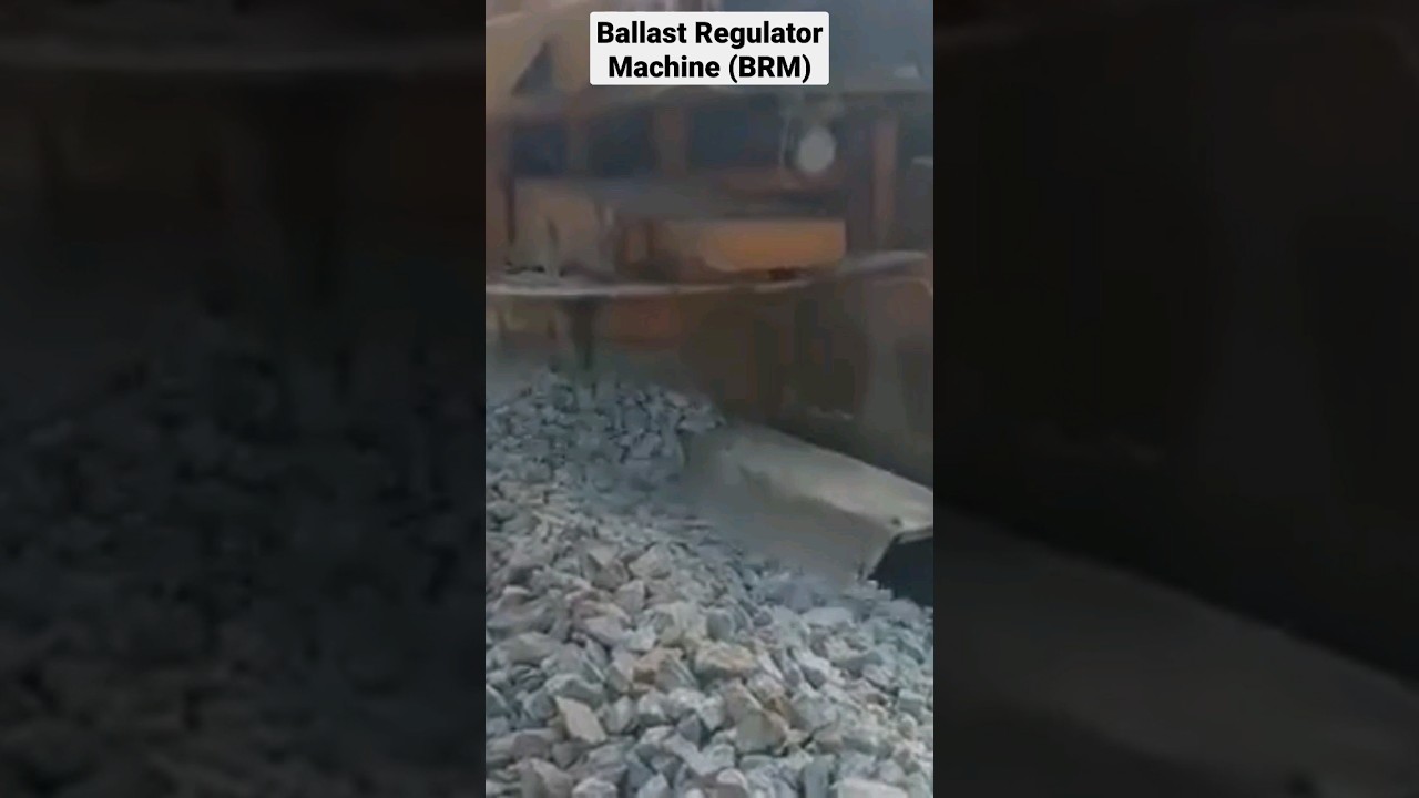 Ballast Regulator Machine (BRM)| Track Upgradation & Maintenance 