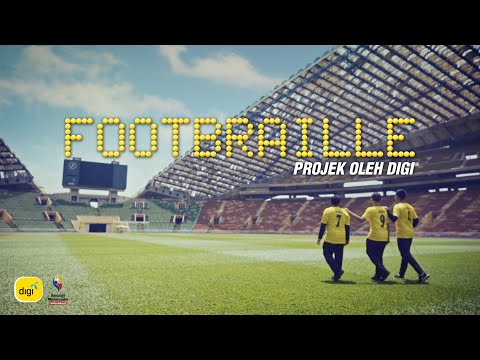 Hari Kebangsaan 2019 - Projek Footbraille oleh Digi