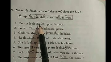 8th Class /Ch. 5/ Our National Symbols / Back Exercise.