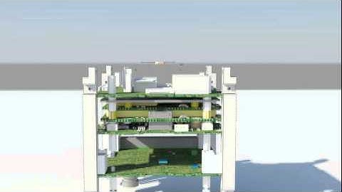 CubeSat Design v2 5 Wirefram
