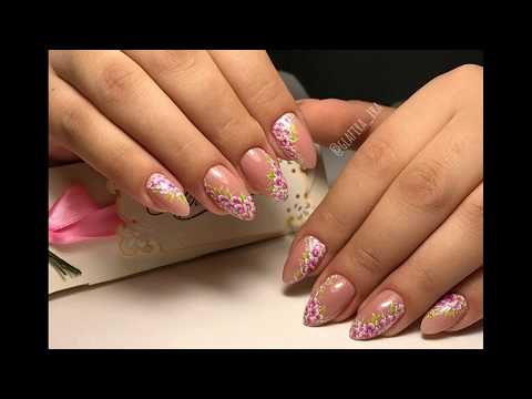 Видео: Маникюр весна. Весенний дизайн ногтей. Фото, идеи, тренды. Цветочные новинки.