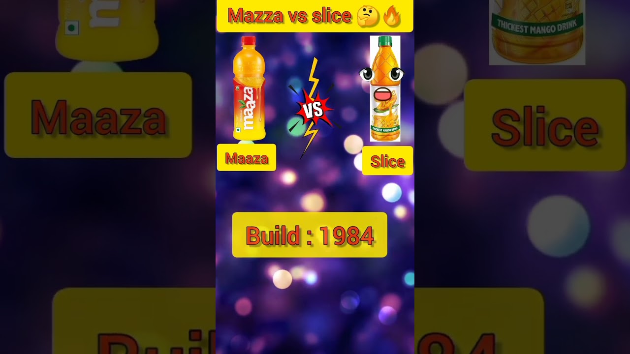 Maaza vs Slice comparison which is best 🧐🤔😅😱 