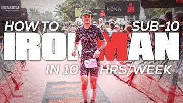 Hoe je minder dan 10 uur per week kunt trainen voor een Ironman