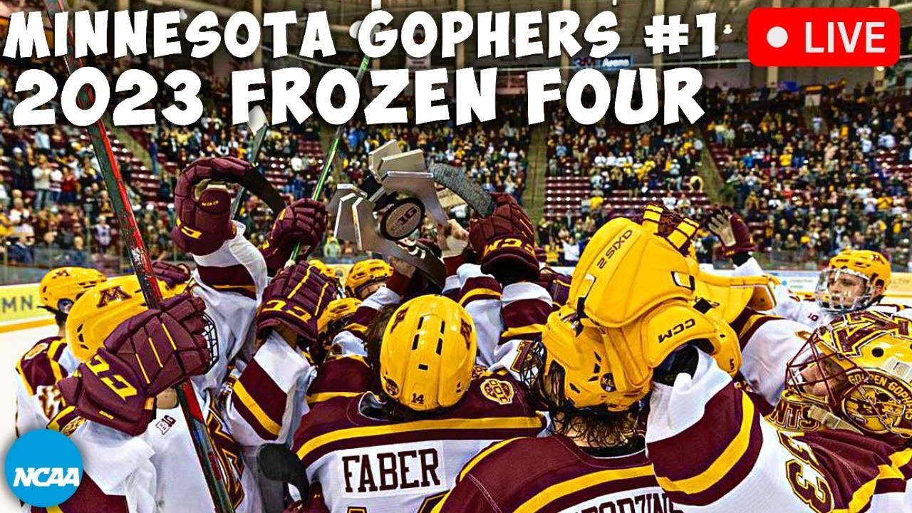 MINNESOTA GOLDEN GOPHERS ARE 1 LIVE STREAM FROZEN FOUR BRACKET
