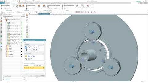 Assembly Gears with SIEMENS NX