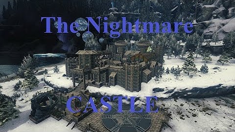 Ark The Nightmare Castle Base Build with THE WARRIOR