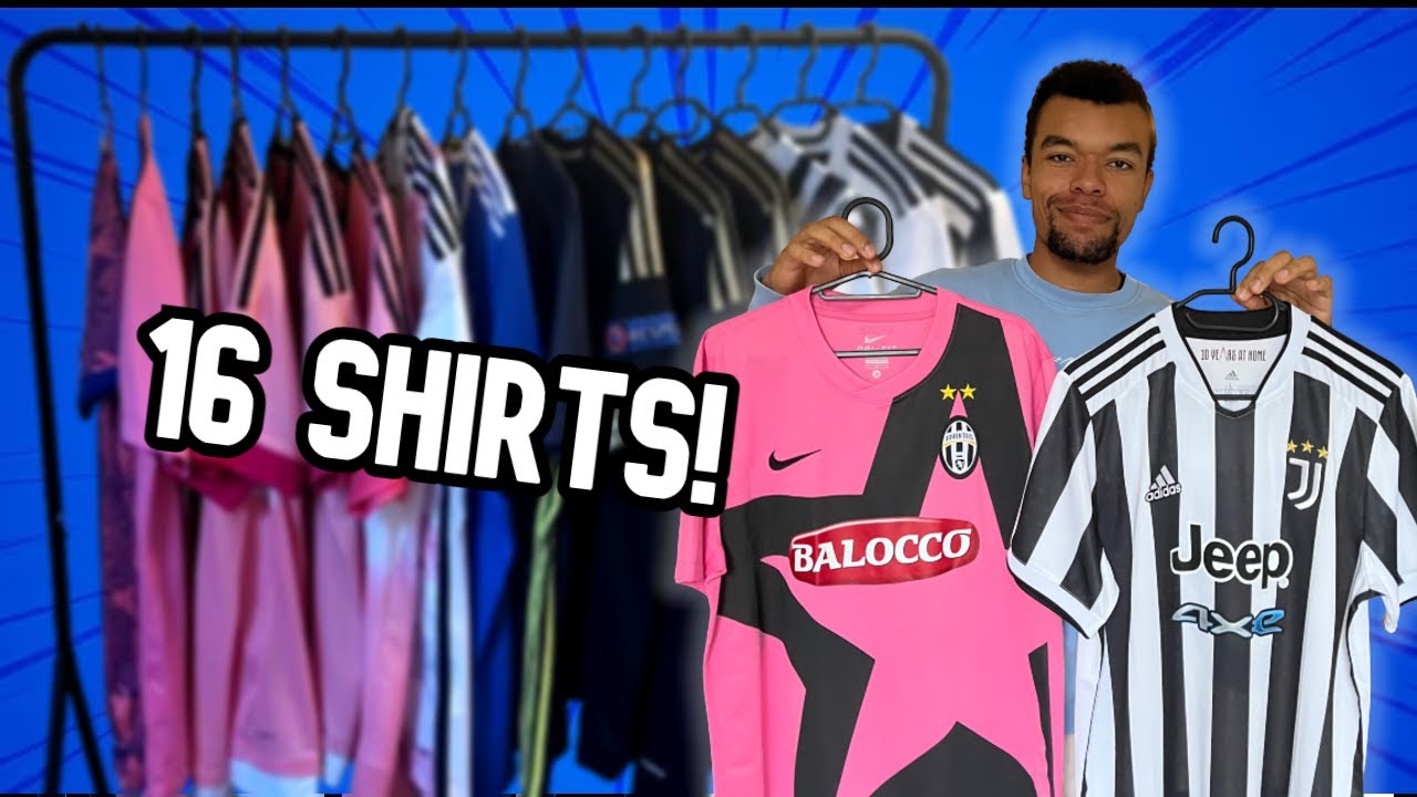 My Juventus Football Shirt Collection! - YouTube