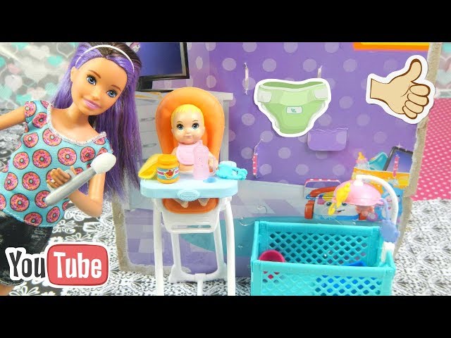 Barbie Jouets Maison, Chambre & Accessoires (plage) Skipper Baby-sitter -  Barbie doll new toys 