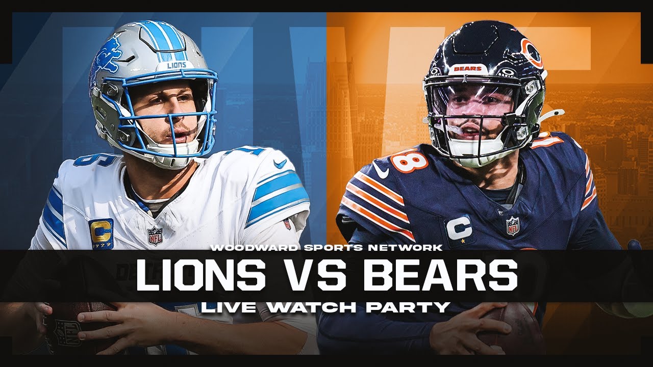 Detroit Lions vs Chicago Bears LIVE Watch Party - YouTube