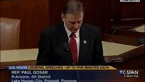 Rep. Gosar Highlights Attorney General Holder's Disregard For The Rule Of Law - 07/24/13