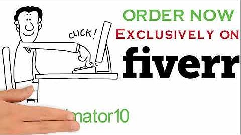 Fiverr Gig Animation Video | Whiteboard Animation Explainer Video | Created by The Mentors Animation