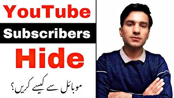 How to Hide Subscribers on Youtube  in Urdu || Youtube Channel subscribers hide kaise kare?