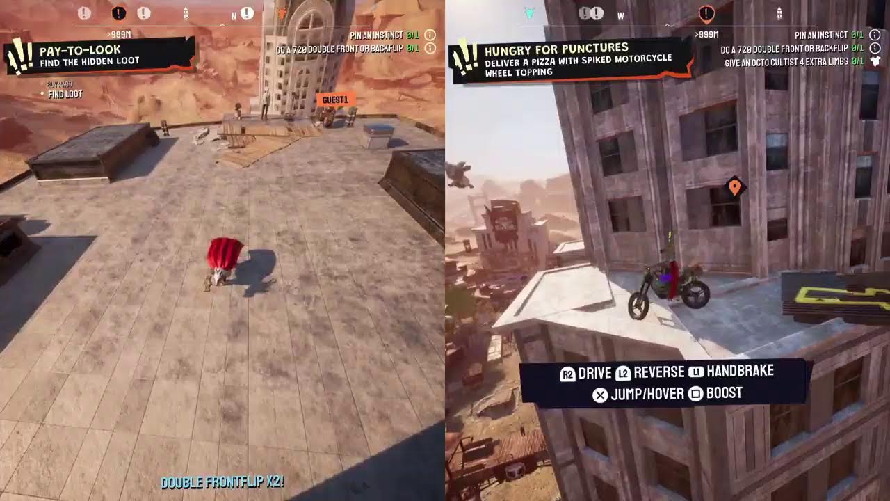 Lets Play Goat Simulator Baadlands Furry road PS5