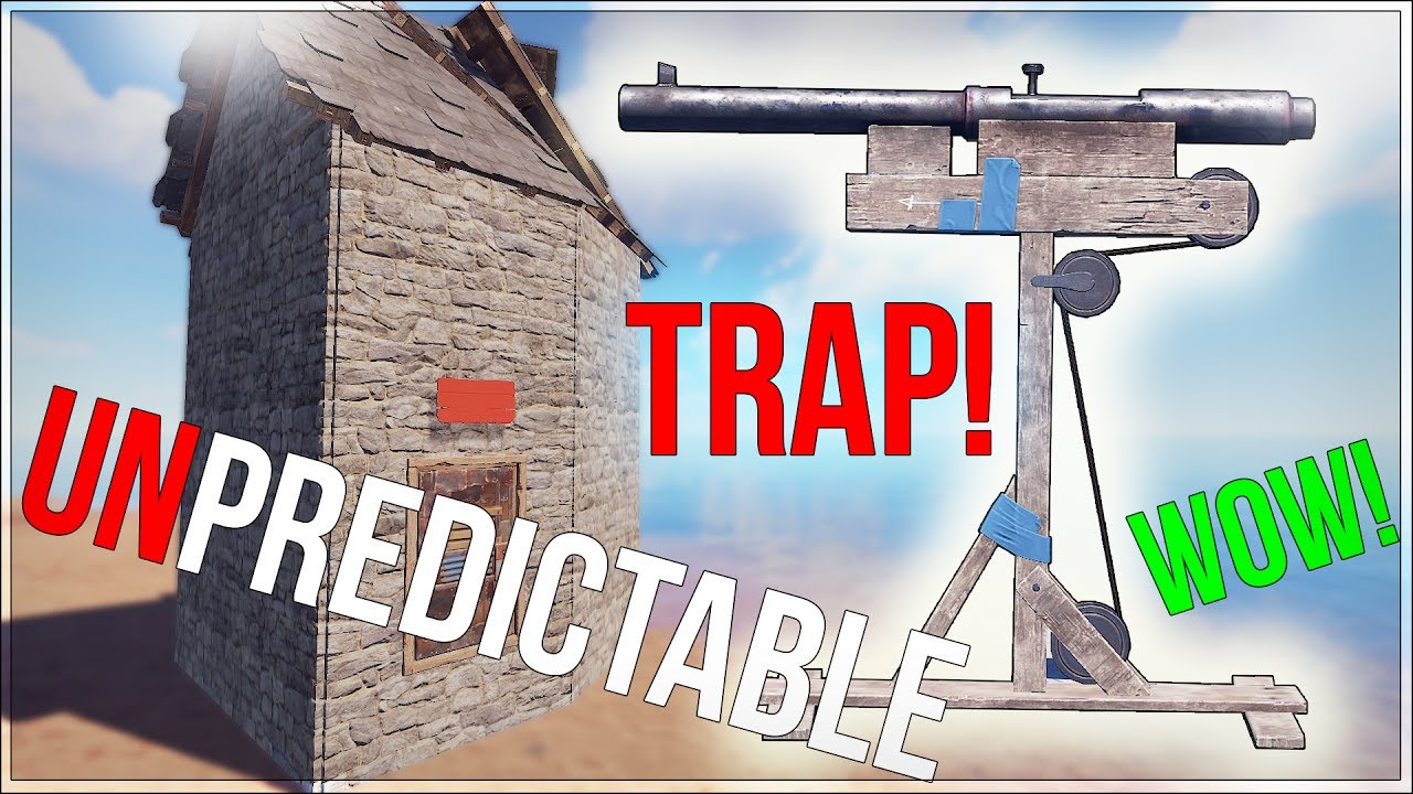 UNEXPECTING Shotgun TRAP Base! (OP TRAP BASE) Rust YouTube