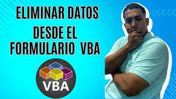 Como Eliminar Datos desde nuestro formulario en VBA en Excel Cap 5 #sepamosexcel #sepamosexcelvba
