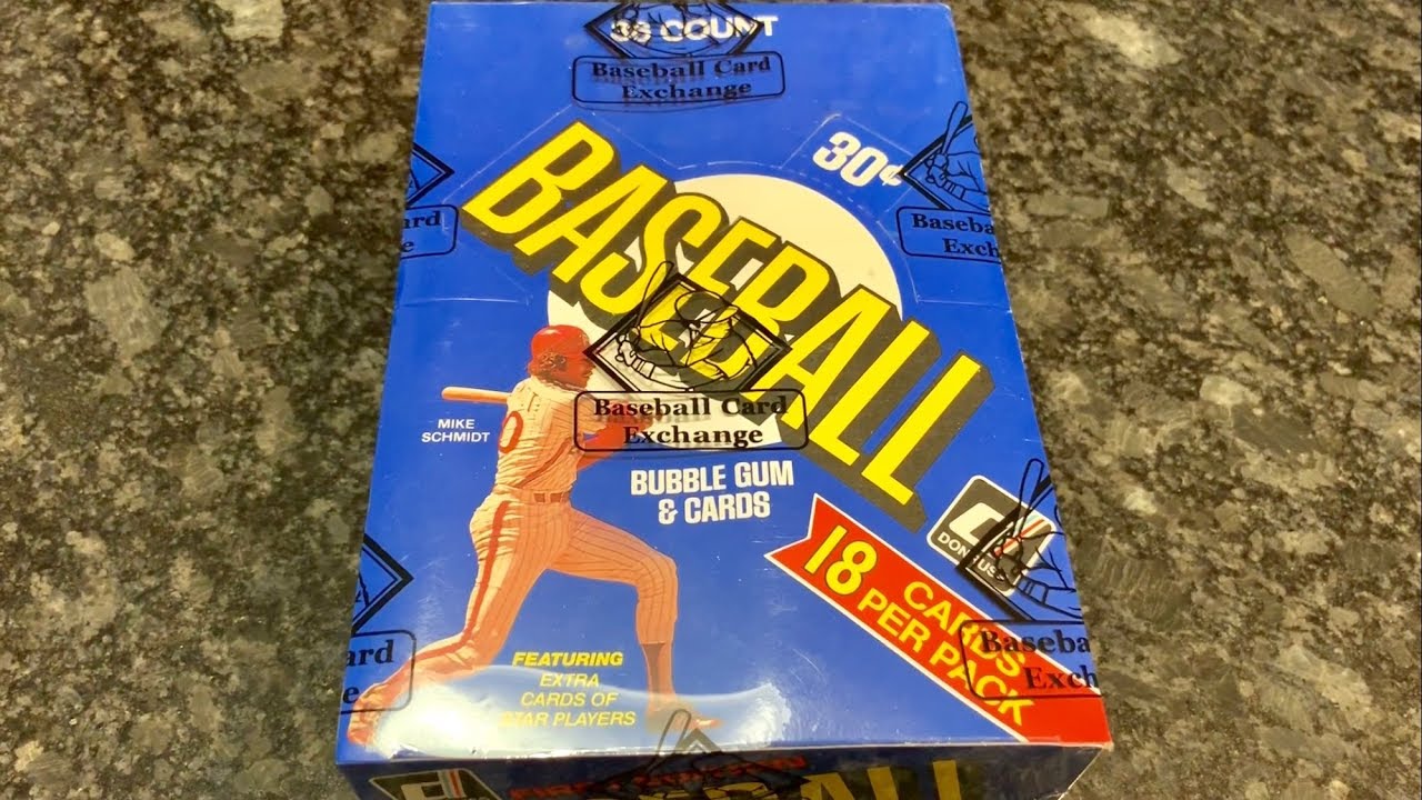 1981 DONRUSS BOX OPENING- THE WORST BOX EVER! (Throwback Thursday