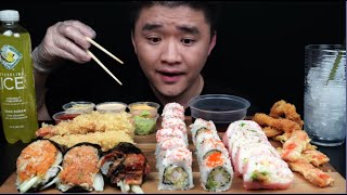 ASMR SUSHI PLATTER MUKBANG EATING SOUNDS (No Talking) SER KONG ASMR screenshot 5
