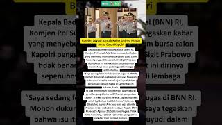 Komjen Suyudi Bantah Kabar Dirinya Masuk Bursa Calon Kapolri