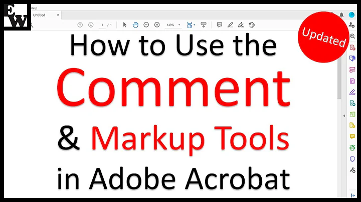 How to Use the Comment and Markup Tools in Adobe Acrobat (Updated)