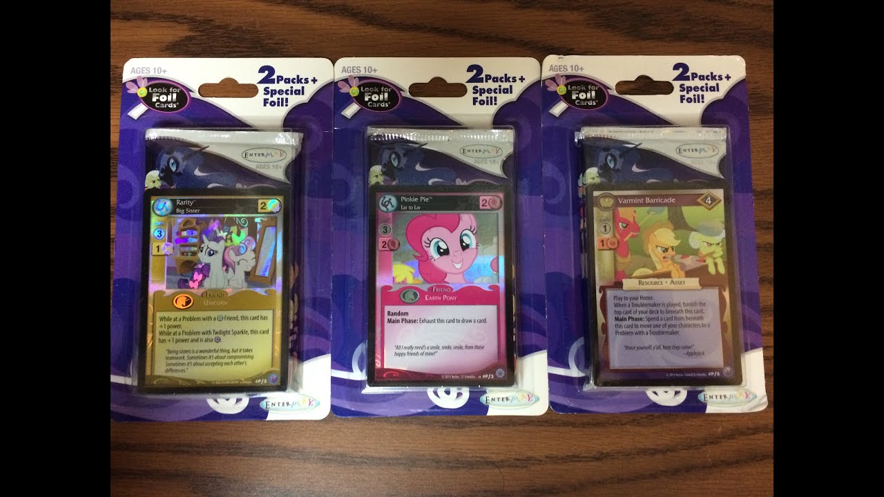 マイリトルポニー My Little Pony プロモカード　4枚セット マイリトルポニー My Little Pony プロモカード 4枚セット