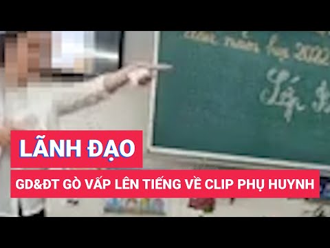 Video Lãnh đạo phòng GD&ĐT Gò Vấp nói gì vụ clip 'phụ huynh... - youtube