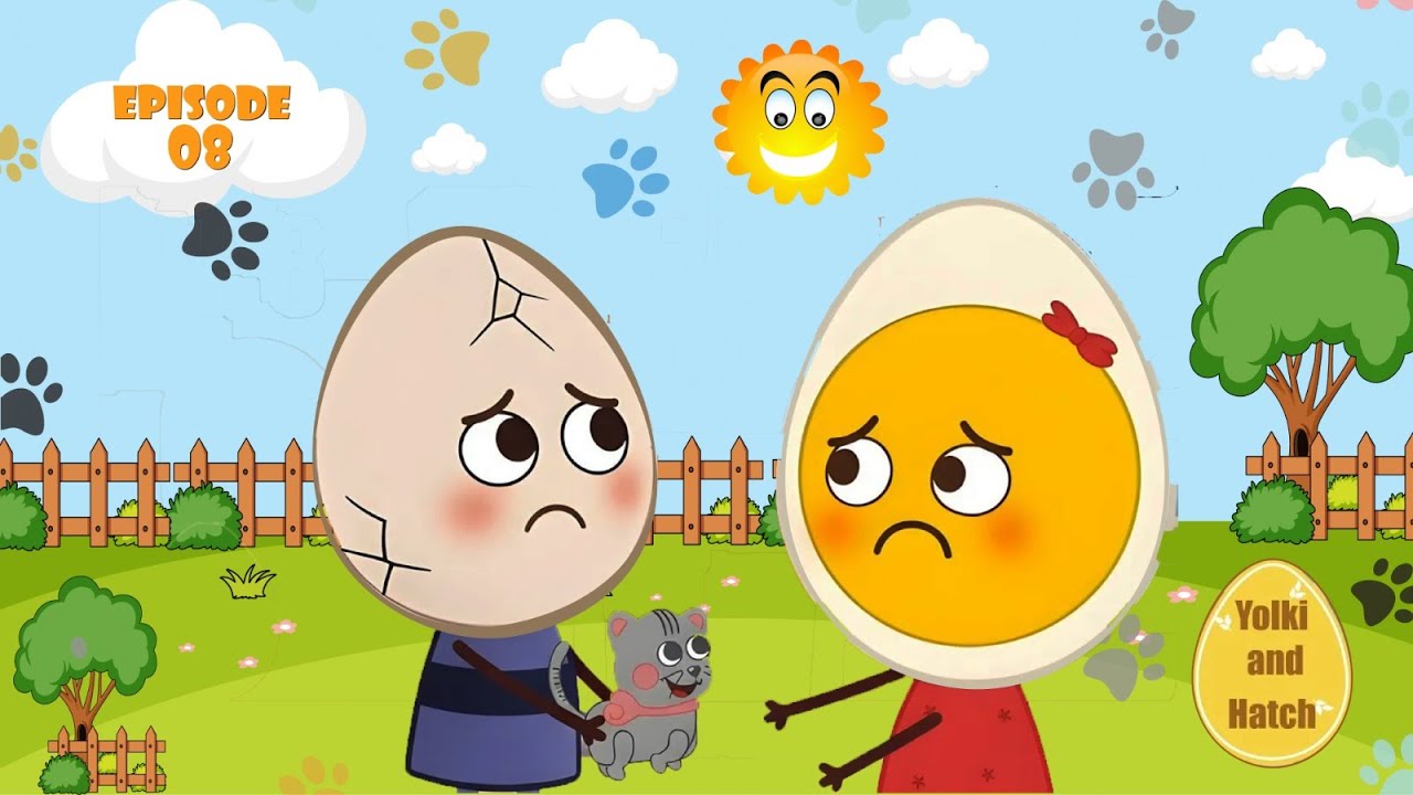 The Lost Kitten | EP 8 | Yolki & Hatch | Kids animation | Funny Kids Cartoon
