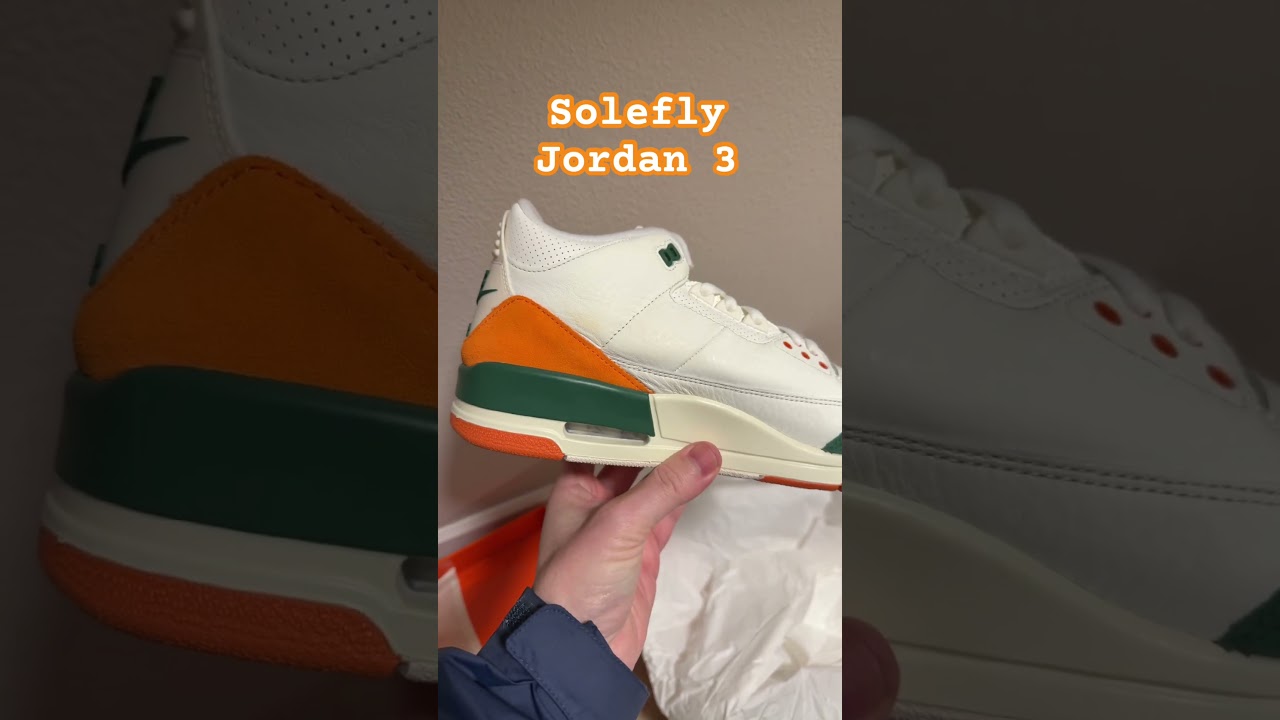 Распаковка кроссовок SoleFly Air Jordan 3 #майами #коллекционеробуви #кроссовки
