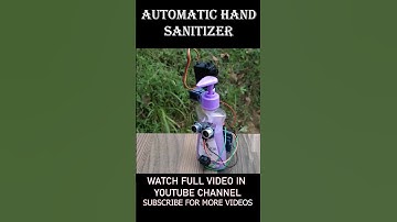 Automatic Hand Sanitizer!!! #shorts #arduinoproject #arduino
