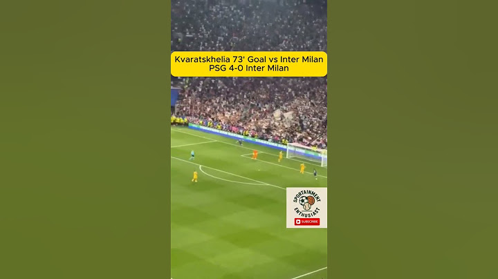 Kvaratskhelia 73' Goal (PSG) vs Inter Milan | Final UCL 2024-2025