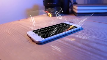 Hologram phone VFX in After Effects | 3D Camera Tracking
