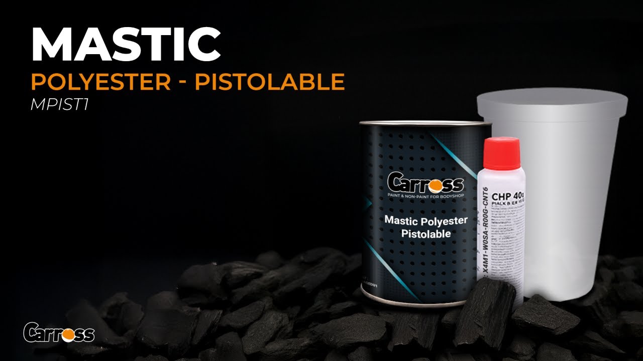 Mastic Polyester Pistolable : offre un haut pouvoir garnissant