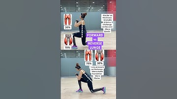 FORWARD vs REVERSE LUNGE #lunges #legday #legworkout #glutes #quads #gym #workout #fitness #gymgirl