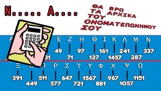 🔥Θα βρώ το ονομα σου - τα αρχικά