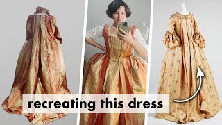 Starting my biggest costume project EVER | Robe a la Francaise gown pt 1