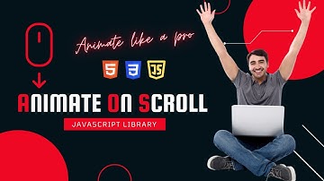 how to use a library? | How to use aos animation in html how to add animation to website